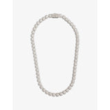 GLD 14ct white gold tennis chain 8.5mm 51.5cm (British brand)