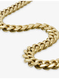 GLD Miami Cuban 18ct yellow plated necklace 12mm (British brand)