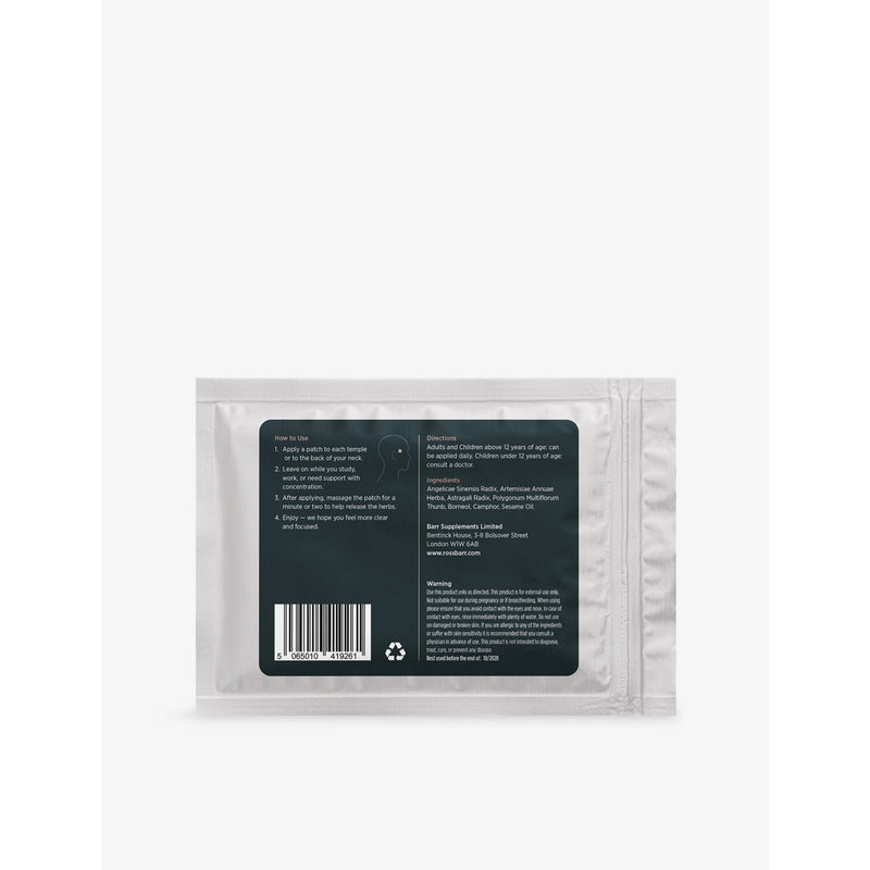 Ross J.Barr Focus pain relief patches pack of five, UK version