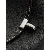 Totême leather shoulder bag with T-Lock logo, imported from the UK