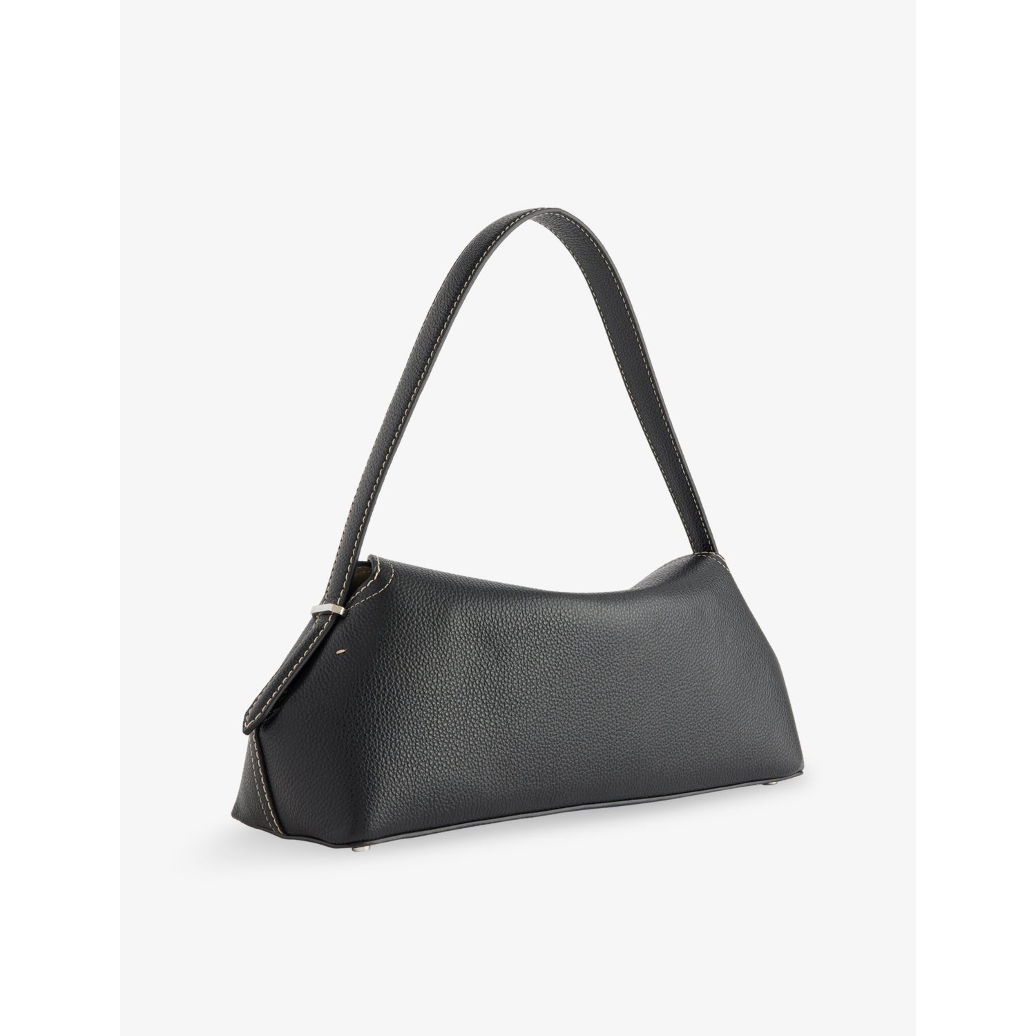 Totême leather shoulder bag with T-Lock logo, imported from the UK