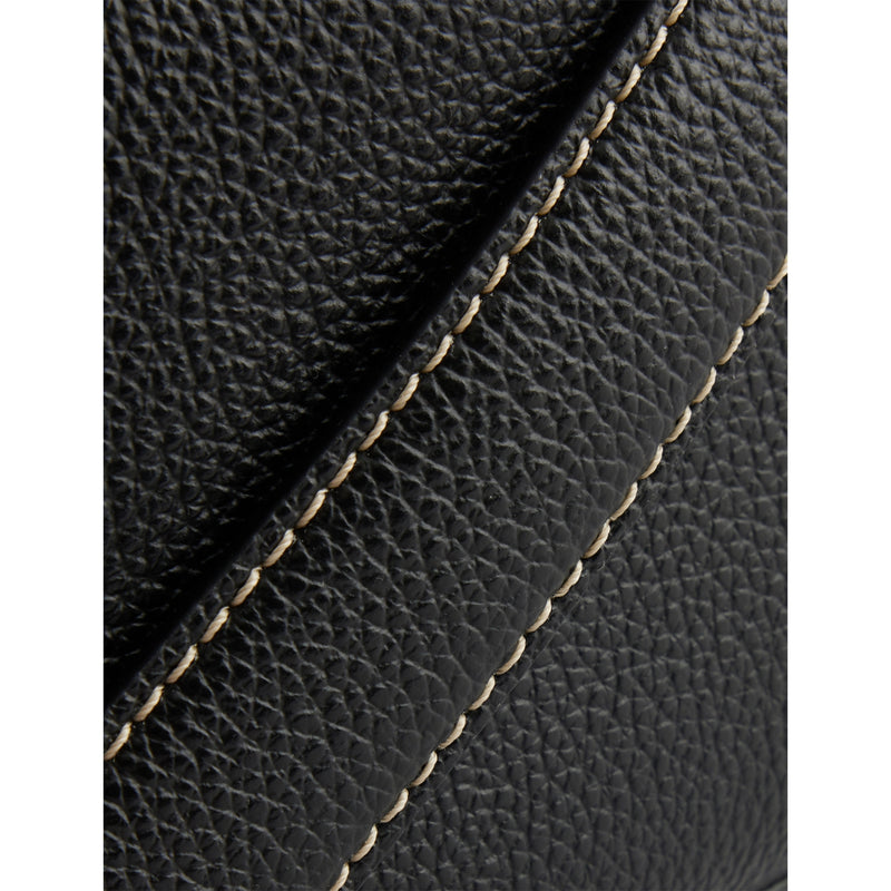 Totême leather shoulder bag with T-Lock logo, imported from the UK