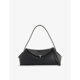 Totême leather shoulder bag with T-Lock logo, imported from the UK