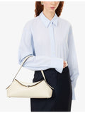 Totême T-Lock logo leather shoulder bag, imported from the UK