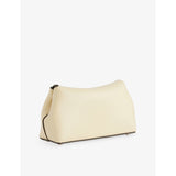 Totême mini T-Lock leather clutch bag, imported from the UK