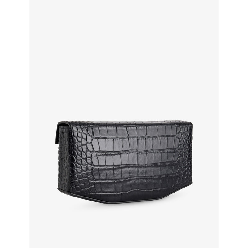 TOTEME mini lizard-effect leather cross-body bag - British product