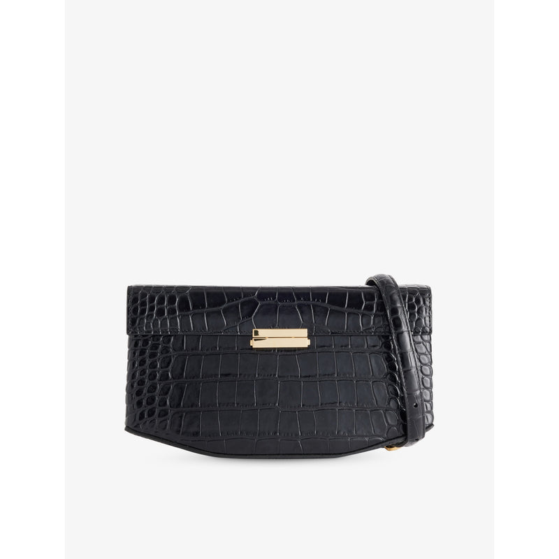 TOTEME mini lizard-effect leather cross-body bag - British product