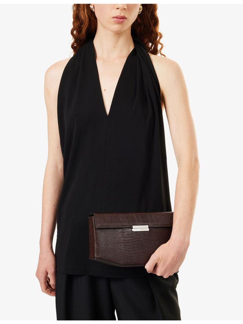 Totême Clip Lizard leather shoulder bag (British brand)