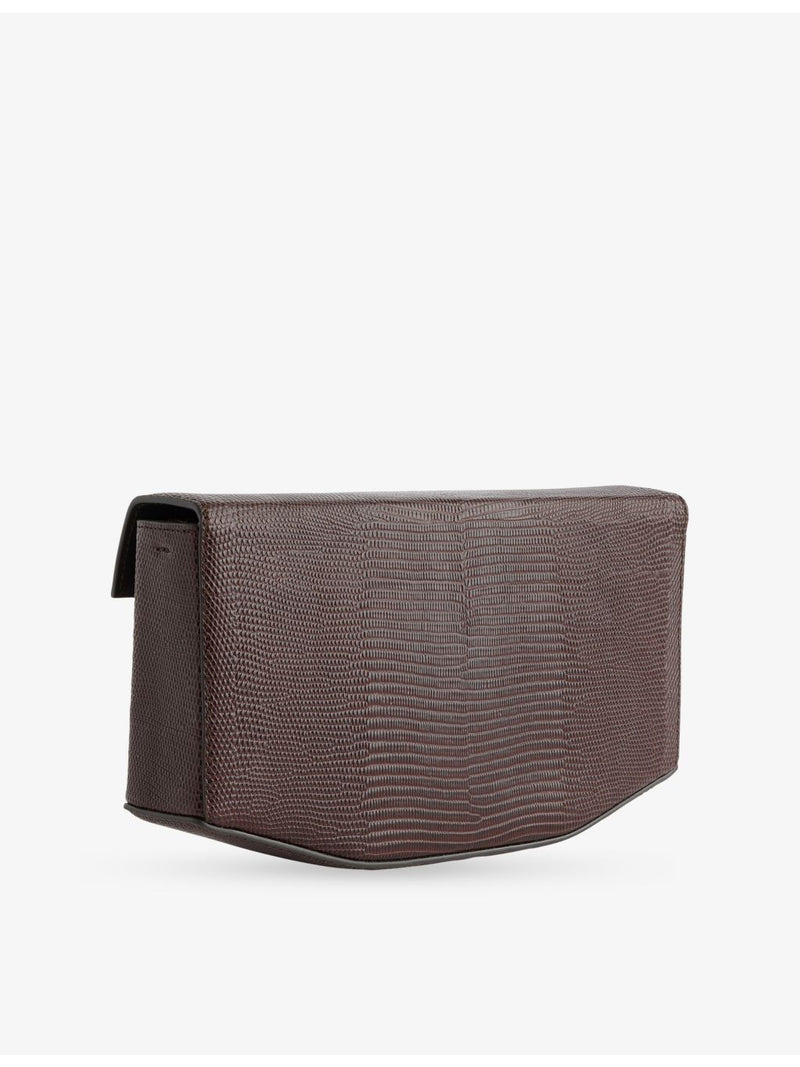 Totême Clip Lizard leather shoulder bag (British brand)