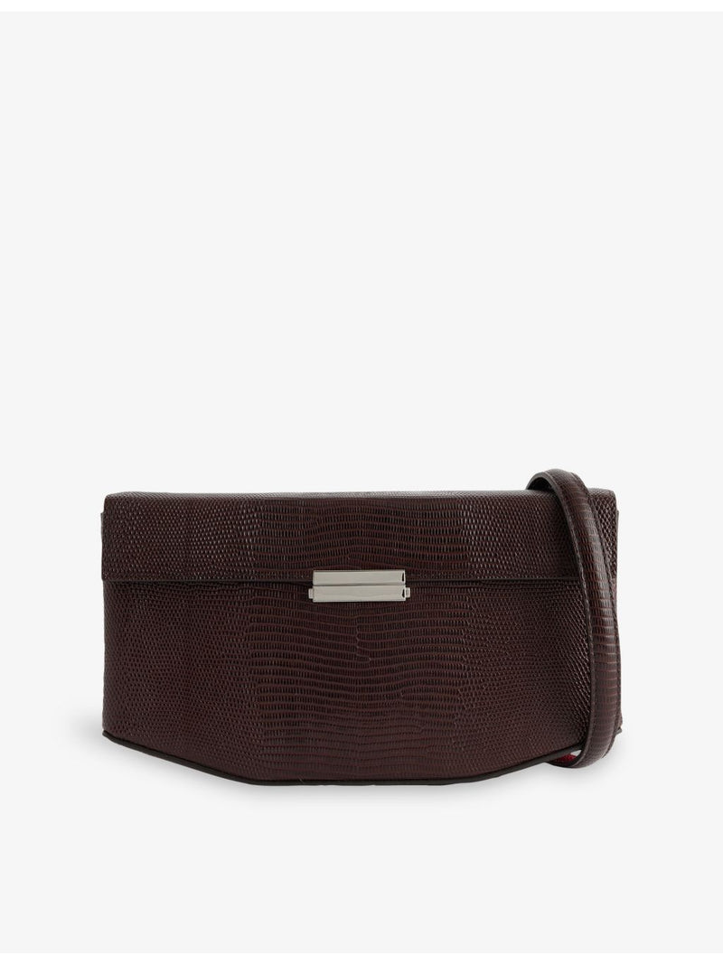 Totême Clip Lizard leather shoulder bag (British brand)
