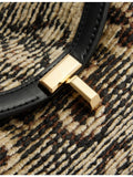 Totême Mini T-Lock woven clutch bag 20cm (British brand)