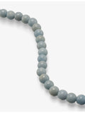 Annika Inez classic sphere bead angelite necklace 41cm, UK version