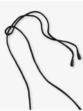 Annika Inez small ellipse cotton and sterling-silver necklace (British brand)