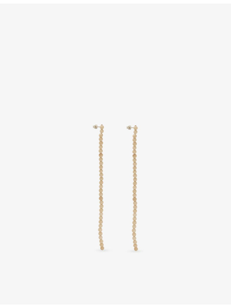 Anni Kainez beaded sterling silver drop earrings, imported from the UK