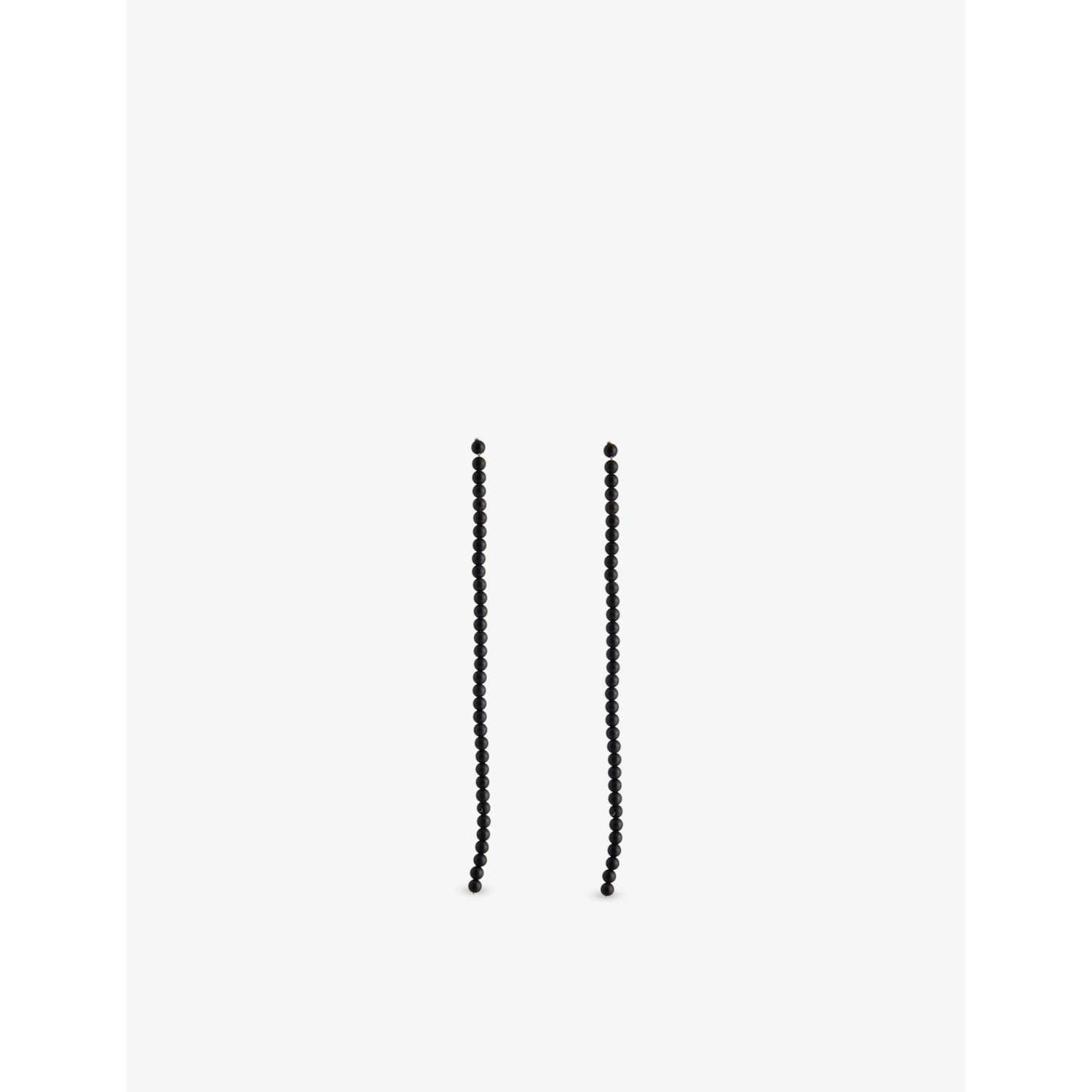Annika Inez sterling silver riverstone drop earrings 14cm, UK version
