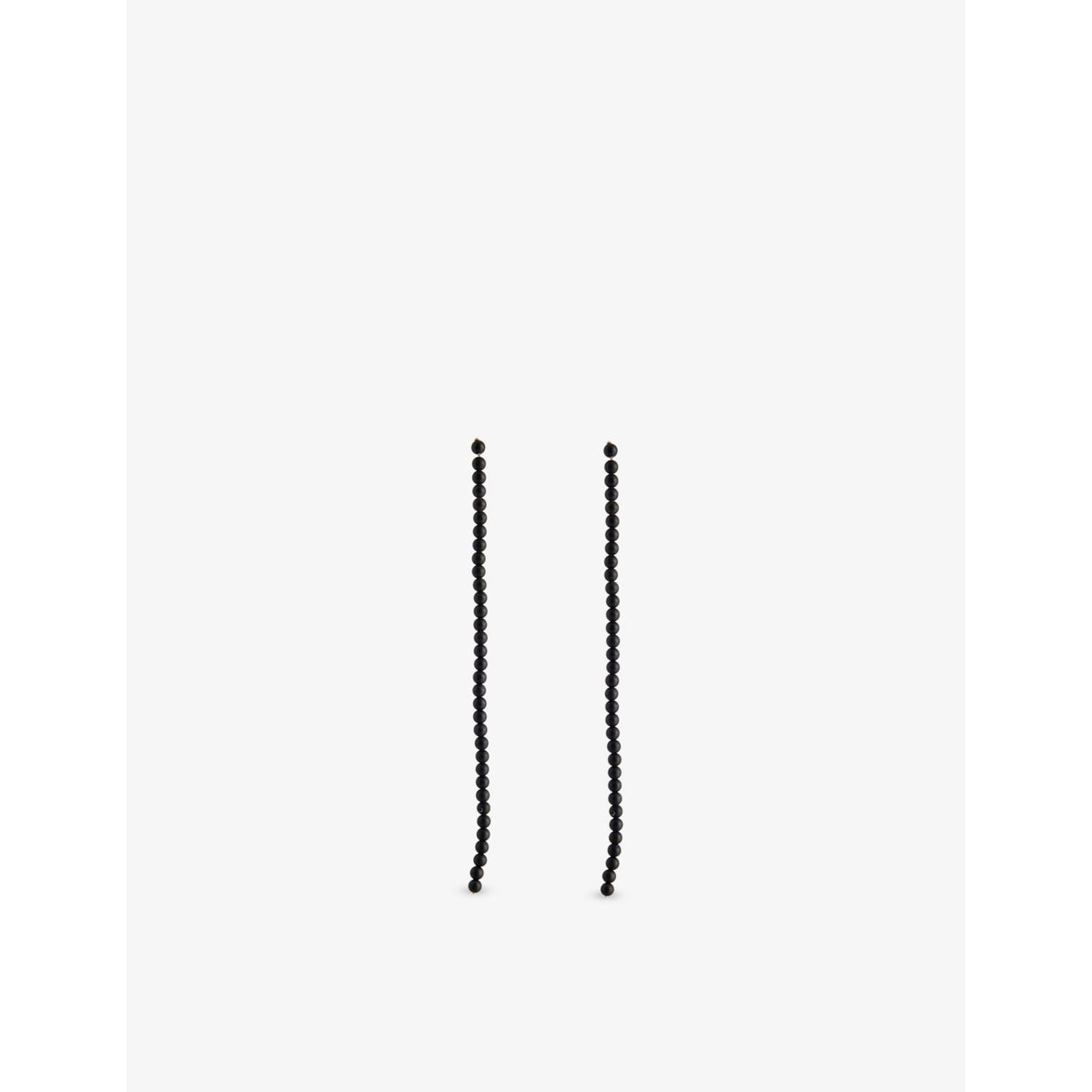 Annika Inez sterling silver riverstone drop earrings 14cm, UK version