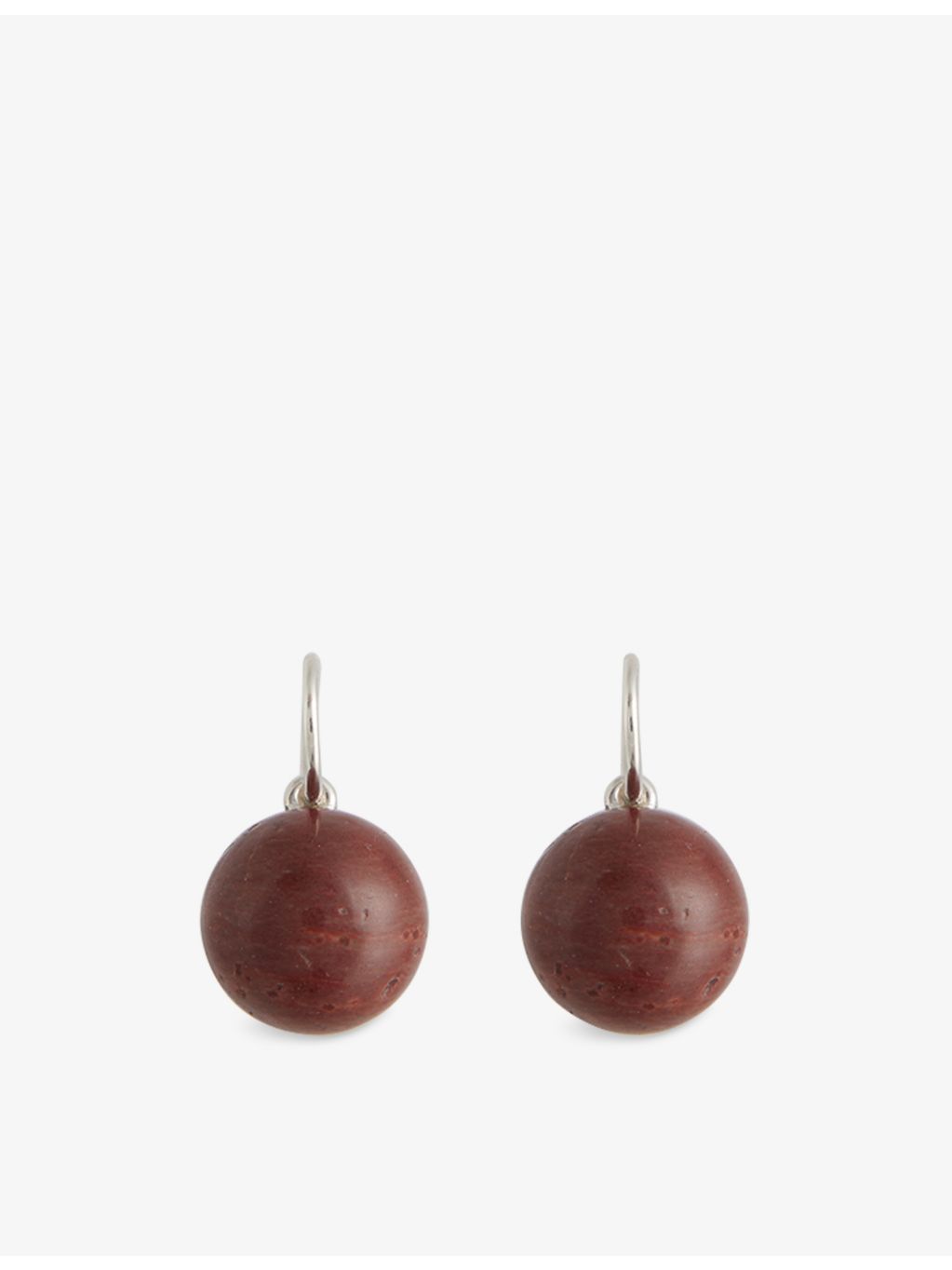 Annika Inez jasper drop earrings 925 sterling silver (British brand)