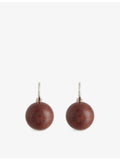 Annika Inez jasper drop earrings 925 sterling silver (British brand)