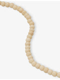 Annika Inez beaded sterling silver riverstone necklace 41cm, UK version