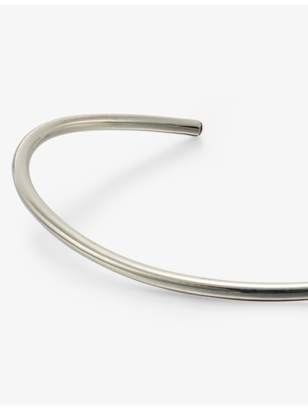 Annika Inez sterling-silver slim choker with quartz stones (British brand)