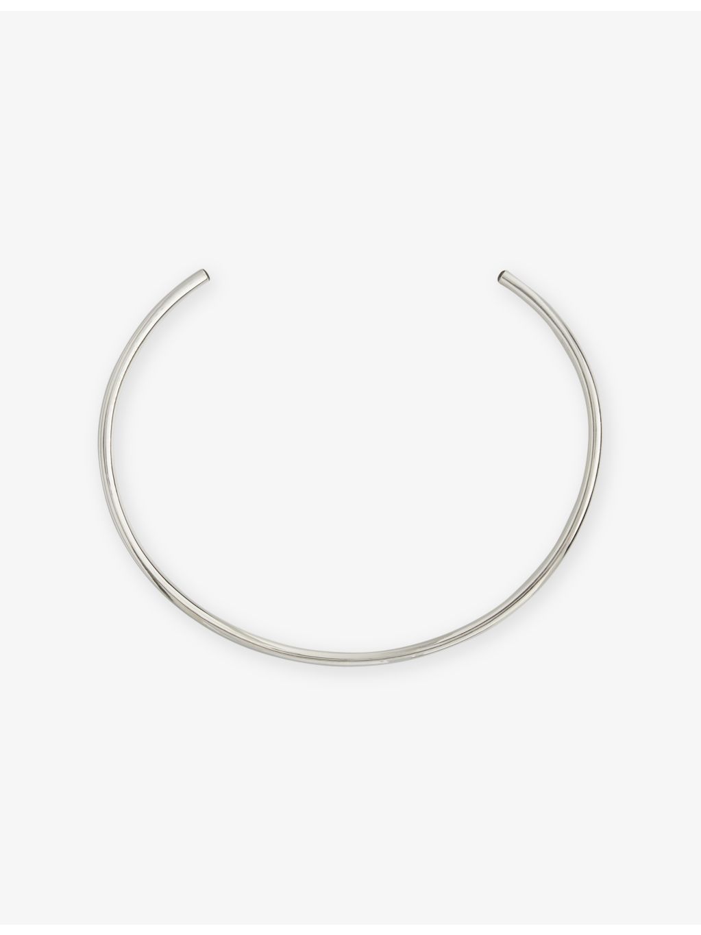 Annika Inez sterling-silver slim choker with quartz stones (British brand)