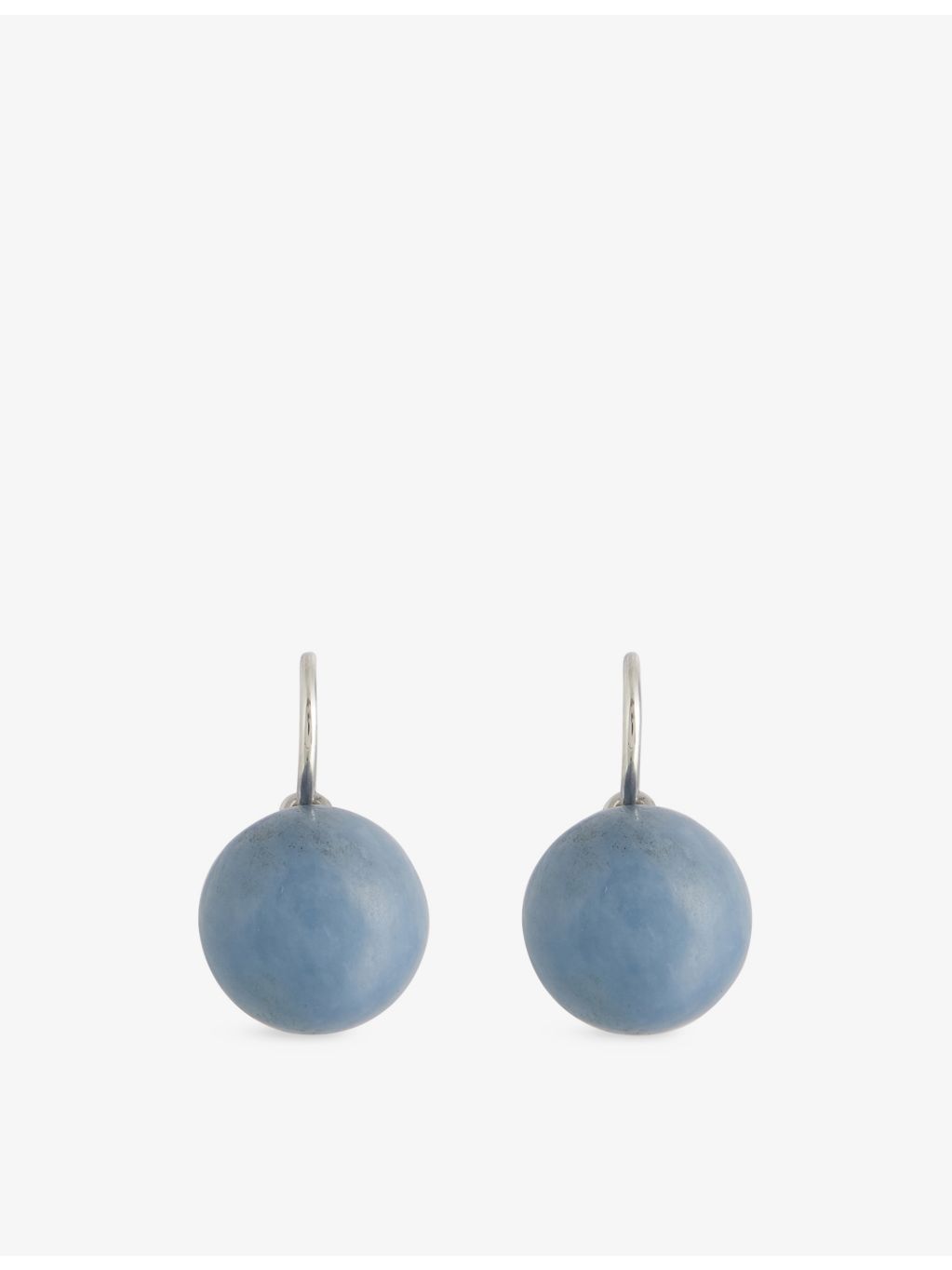 Annika Inez angelite drop earrings in 925 sterling silver, UK version