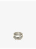 Annika Inez large elongated ellipse sterling silver earrings (British brand)