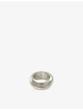 Annika Inez large elongated ellipse sterling silver earrings (British brand)