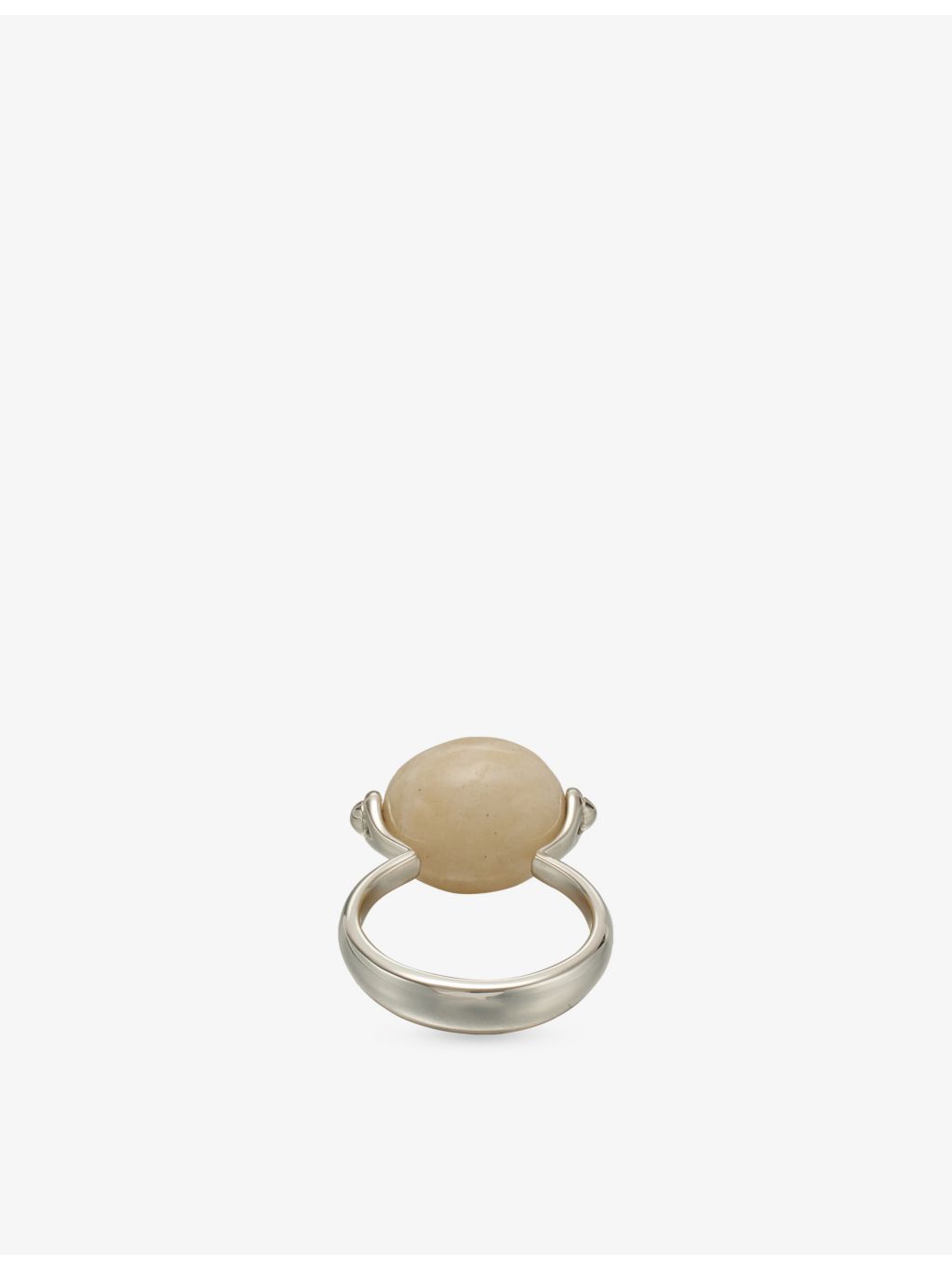 Anni Kainez sterling silver ring small stone ellipse - British product