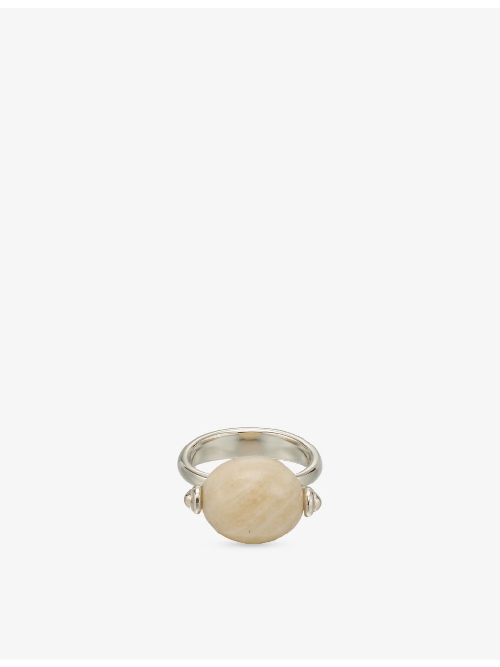 Anni Kainez sterling silver ring small stone ellipse - British product