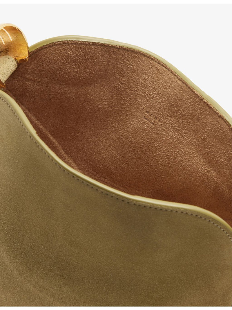 AMANU Mini Zambia leather pouchette bag (British brand)