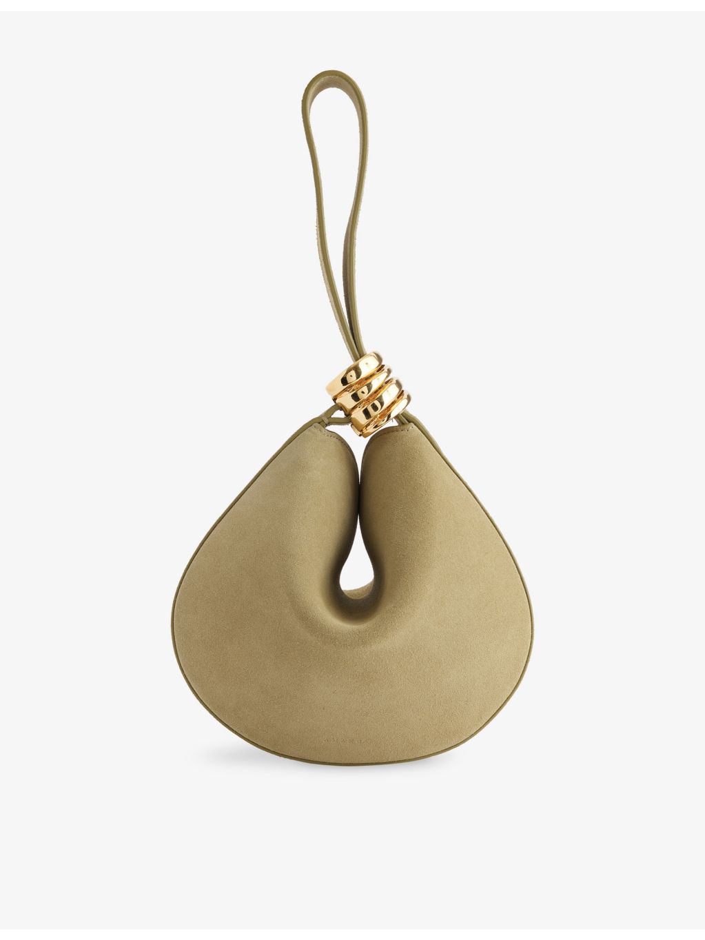 AMANU Mini Zambia leather pouchette bag (British brand)