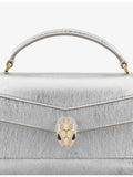 Bvlgari Serpenti Forever elongated metallic top-handle bag (British brand)