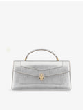 Bvlgari Serpenti Forever elongated metallic top-handle bag (British brand)