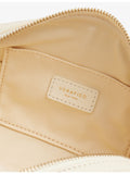 Café mini leather shoulder bag with detachable strap - British product