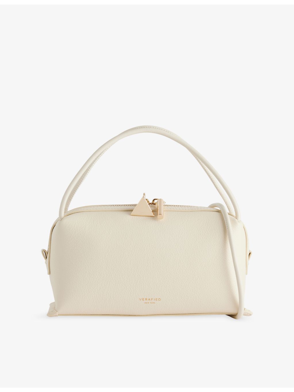 Café mini leather shoulder bag with detachable strap - British product