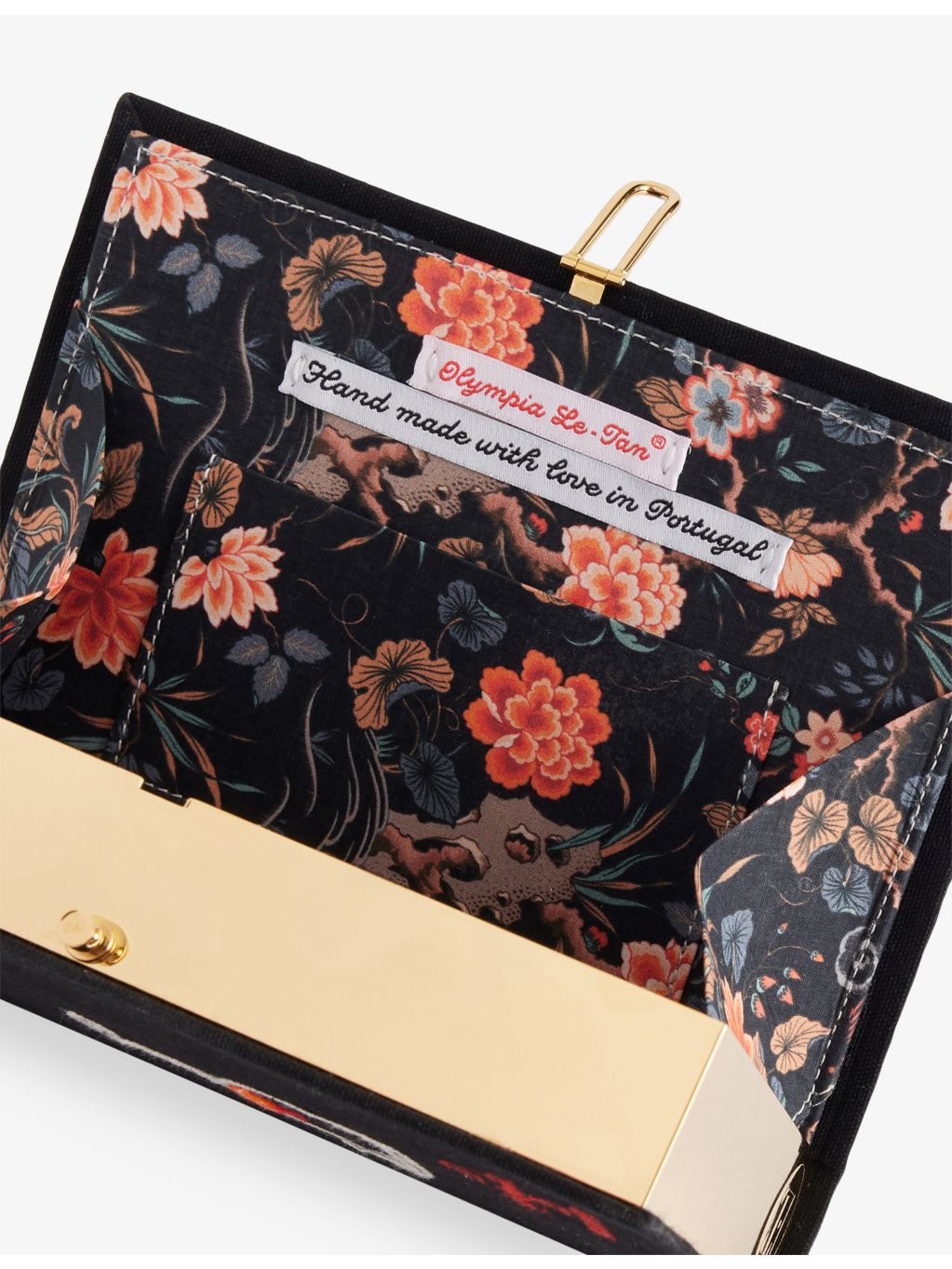 Olympia Le-Tan embroidered book clutch bag - British product