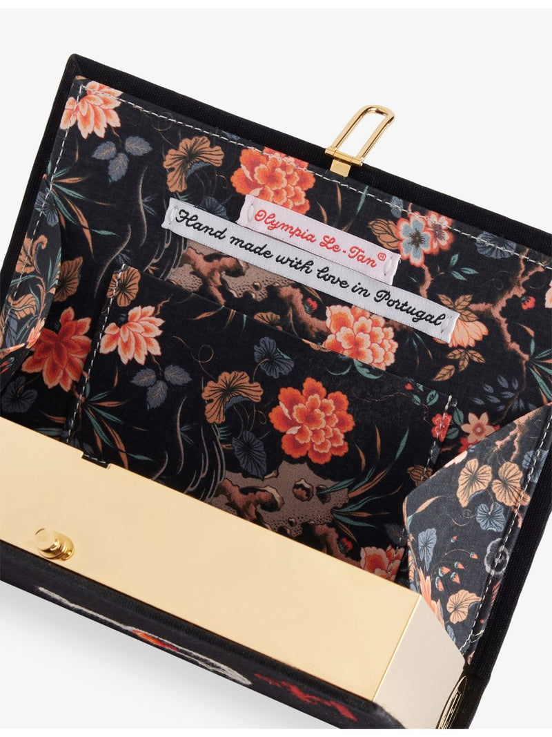 Olympia Le-Tan embroidered book clutch bag - British product