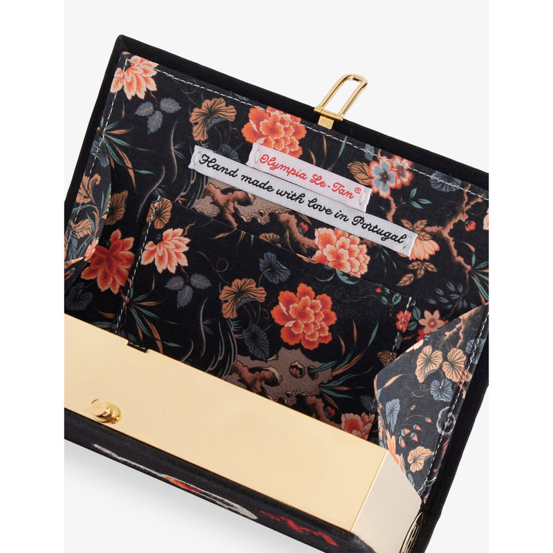 Olympia Le-Tan embroidered book clutch bag - British product