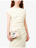 Olympia Le-Tan embroidered book clutch bag, imported from the UK
