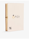 Olympia Le-Tan embroidered book clutch bag, imported from the UK