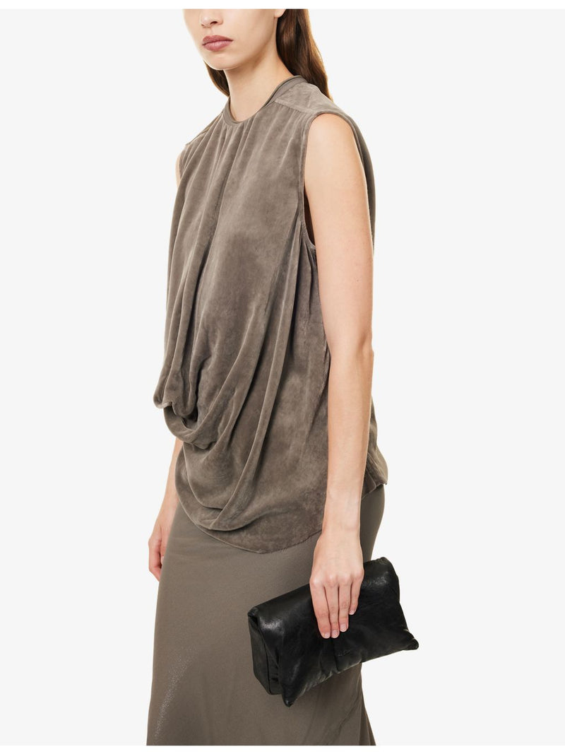 Rick Owens Pillow leather shoulder bag with magnetic fastening - British product