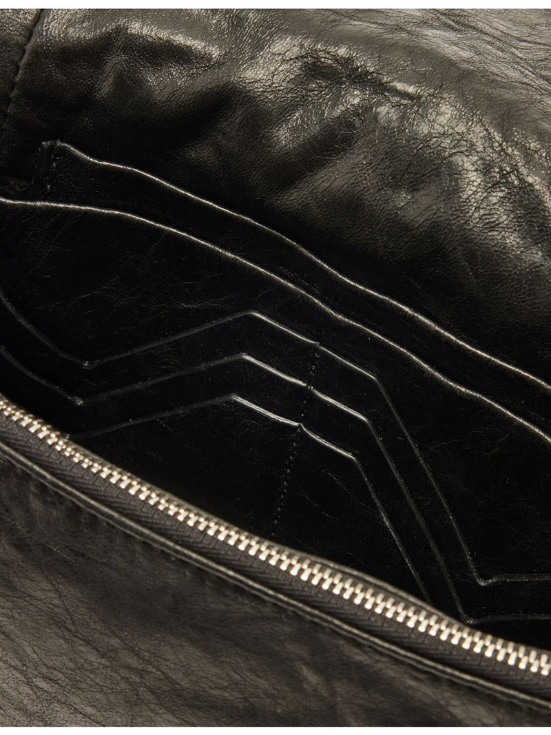 Rick Owens Pillow leather shoulder bag with magnetic fastening - British product