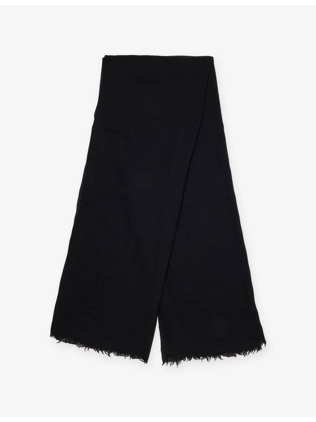 Rick Owens Emily scarf in wool silk cashmere, 140x200cm - British product