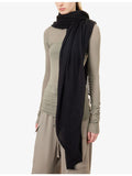 Rick Owens Giglio wool cashmere scarf 200cm, imported from the UK
