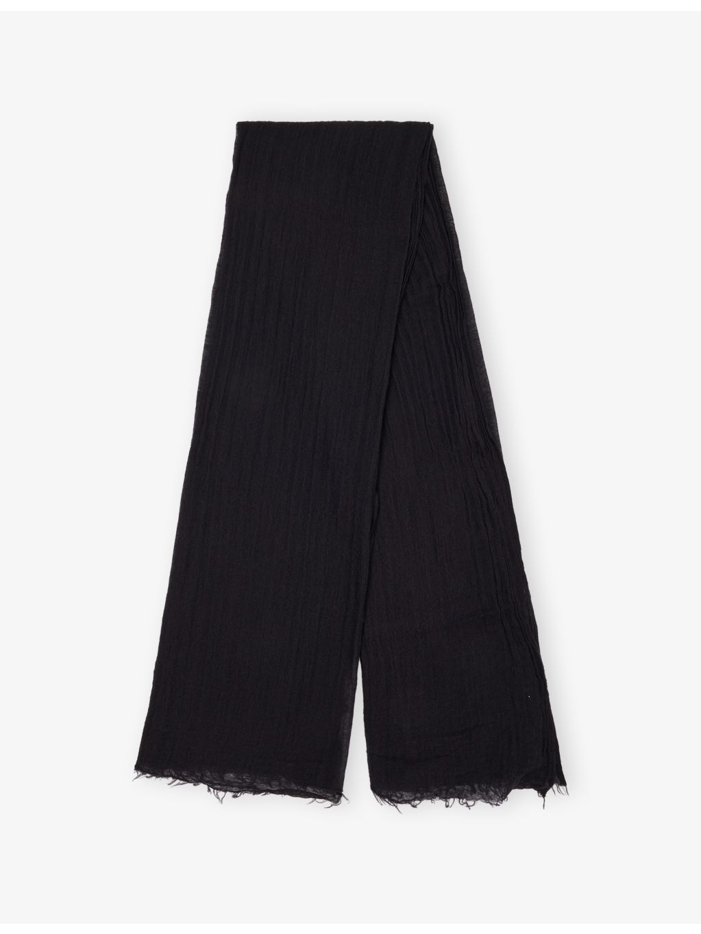 Rick Owens Giglio wool cashmere scarf 200cm, imported from the UK
