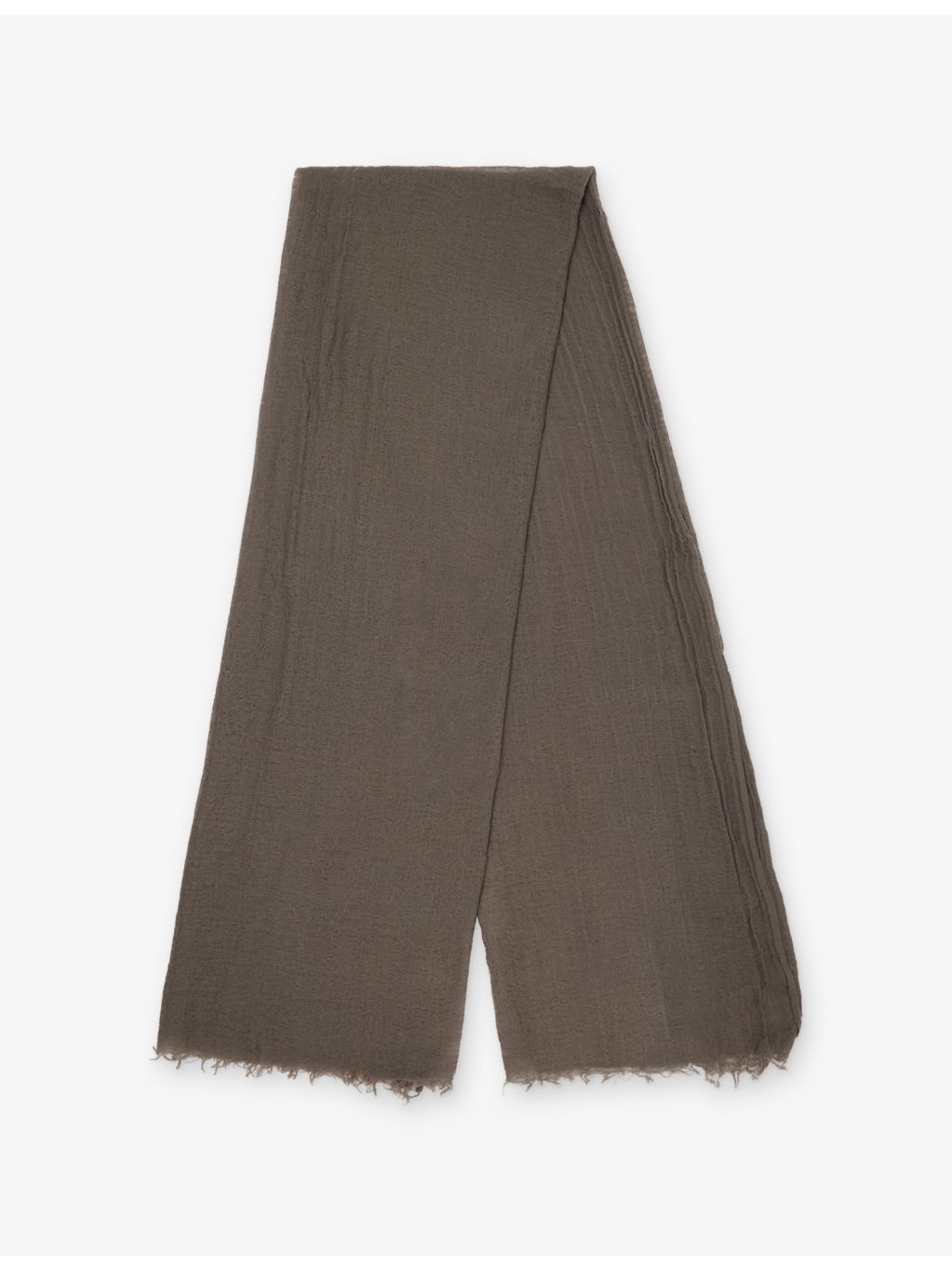 Rick Owens Giglio wool and cashmere scarf, imported from the UK