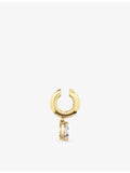 PHORIA pear drop ear cuff 18ct gold vermeil sterling silver, imported from the UK