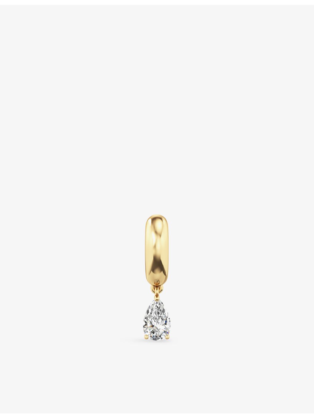 PHORIA pear drop ear cuff 18ct gold vermeil sterling silver, imported from the UK
