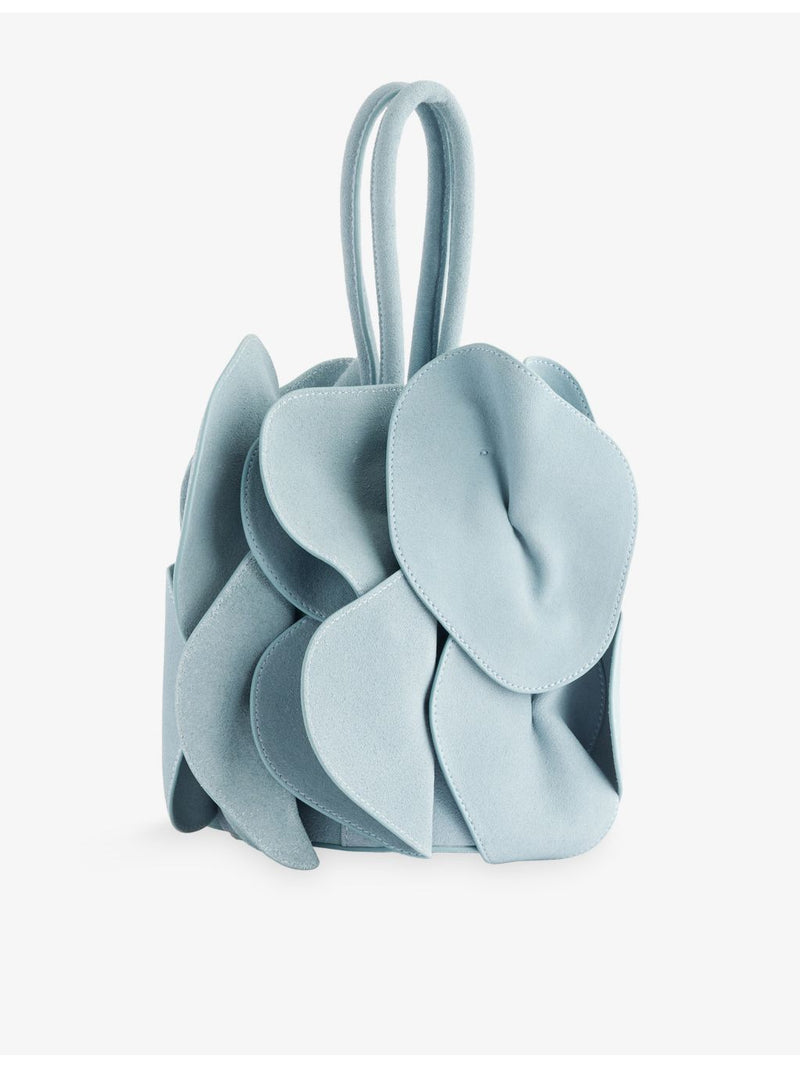 Farm Rio floral suede handbag with magnetic closure (British brand)